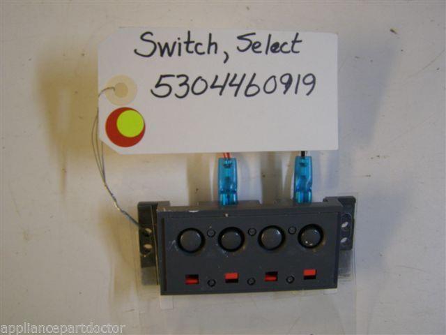 KENMORE DISHWASHER 5304460919 SELECT SWITCH USED PART ASSEMBLY KENMORE DISHWASHER 5304460919 SELECT SWITCH USED PART ASSEMBLY